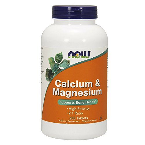 NOW Cal-Mag 500/250mg,250 Tablets Supplement NOW Foods 