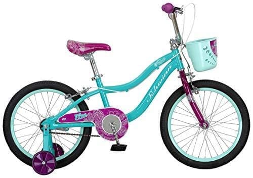 Schwinn Elm Girls Bike for Toddlers and Kids, 18-Inch Wheels, Teal Outdoors Schwinn 