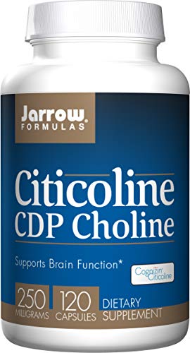 Jarrow Formulas Citicoline, Supports Brain Function, 250 mg, 120 Caps Supplement Jarrow 