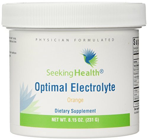 Optimal Electrolyte Orange | 30 Powder Servings | Seeking Health | Electrolyte Powder Drink | Electrolyte Replacement Supplement Seeking Health 