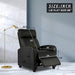 Recliner Chair for Living Room Massage Recliner Sofa Reading Chair Winback Single Sofa Home Theater Seating Modern Reclining Chair Easy Lounge with PU Leather Padded Seat Backrest Furniture BestMassage 