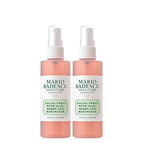Mario Badescu Facial Spray with Aloe, Herbs & Rosewater Duo, 4 oz. Skin Care Mario Badescu 