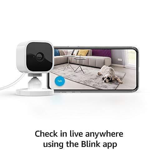 Introducing Blink Mini – Compact indoor plug-in smart security camera, 1080 HD video, motion detection, Works with Alexa – 2 cameras VDO Devices Blink Home Security 