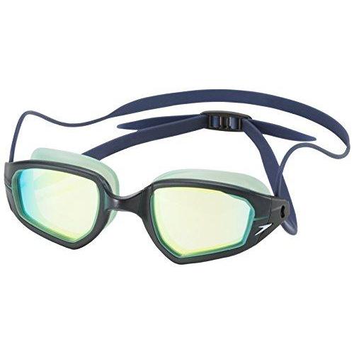 Speedo Convert Mirrored Swim Goggles, Navy, One Size Swim Goggles Speedo 