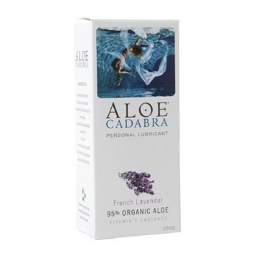 Aloe Cadabra Organic Personal Lubricant and Natural Vaginal Moisturizer with 95% Aloe Vera, French Lavender, 2.5 Ounce Aloe Cadabra Aloe Cadabra 