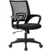 Home Office Chair Ergonomic Desk Chair Mesh Computer Chair with Lumbar Support Armrest Executive Rolling Swivel Adjustable Mid Back Task Chair for Women Adults, Black Furniture BestOffice 