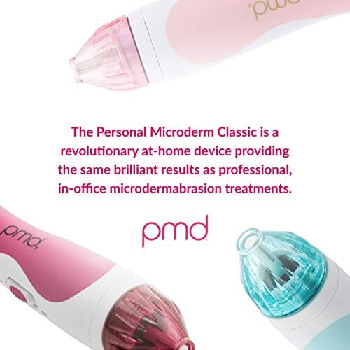 PMD Personal Microderm Classic - At-Home Microdermabrasion Machine with Kit for Face & Body - Exfoliating Crystals and Vacuum Suction for Fresh and Radiant Skin Luxury Beauty PMD Beauty 