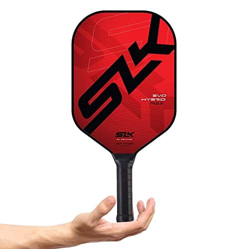 Selkirk Sport SLK Evo Hybrid Pickleball Paddle | New for 2022 | Featuring C6-Flex Power Fiberglass Pickleball Paddle Face with a Rev-Core Power Polymer Core | Designed in The USA | Red Sports Selkirk Sport 