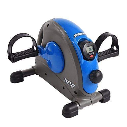Stamina Mini Exercise Bike with Smooth Pedal System, Blue Sport & Recreation Stamina 