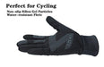 OZERO Driving Gloves for Men, Winter Warm Bike Glove for Smart Phone Texting with Non-Slip Silicone Gel - Thermal Cotton - Windproof and Waterproof for Running, Cycling - Black (X-Large) Outdoors OZERO 
