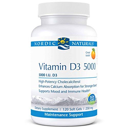 Nordic Naturals Pro Vitamin D3 5000, 5000 Iu Vitamin D3 Cholecalciferol Supplement Nordic Naturals 