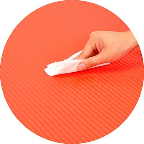 BalanceFrom GoCloud All-Purpose 1-Inch Extra Thick High Density Anti-Tear Exercise Yoga Mat with Carrying Strap (Red) Sports BalanceFrom 
