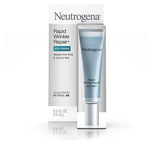 Neutrogena Rapid Wrinkle Repair Anti-Wrinkle Eye Cream with Retinol SA, Hyaluronic Acid, and Glucose Complex Retinol Booster, 0 .5 fl. oz Skin Care Neutrogena 