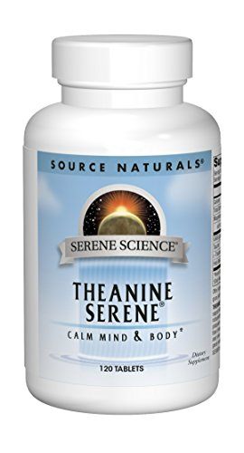 Source Naturals Serene Science Theanine Serene Stress Support & Relaxation - 120 Tablets Supplement Source Naturals 
