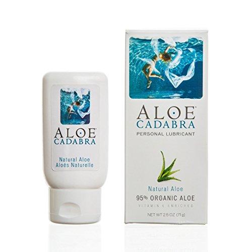 Aloe Cadabra Organic Vaginal Moisturizer - Best Natural Personal Lube - Looking for Relief of Dryness, Itching, Burning, Chafing, Painful Sex - Unscented, 2.5 Oz (Pack of 5) Aloe Cadabra Aloe Cadabra 