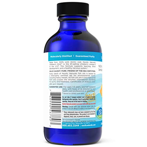 Nordic Naturals - Children's DHA, Healthy Cognitive Development and Immune Function, 4 Ounces Supplement Nordic Naturals 