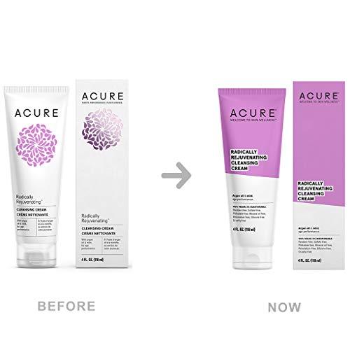ACURE Radically Rejuvenating Cleansing Cream, 4 Fl. Oz. (Packaging May Vary) Skin Care Acure 