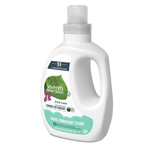 Seventh Generation Concentrated Baby Laundry Detergent, 106 loads, 40 oz, 2 Pack (Packaging May Vary) Laundry Detergent Seventh Generation 