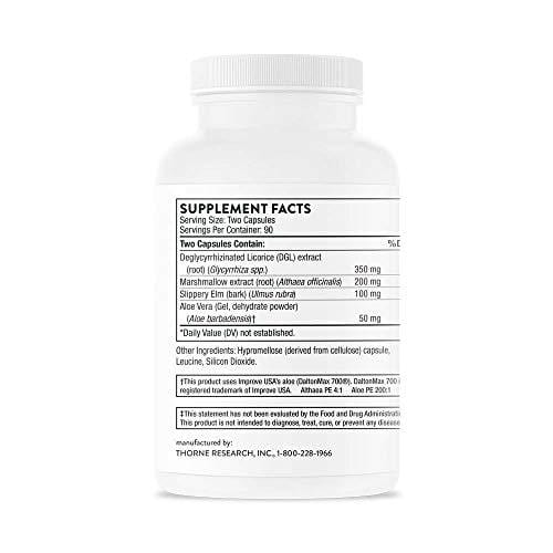 Thorne Research - GI-Encap - Botanical Supplement for GI Tract Support - 180 Capsules Supplement Thorne Research 