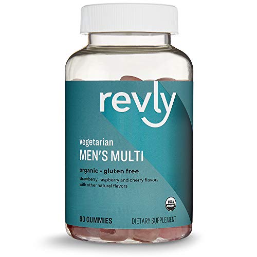 Amazon Brand – Revly Men’s Multivitamin, 90 Gummies, 1 Month Supply, Vegetarian, Organic Supplement Revly 