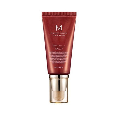 Missha M Perfect Cover BB Cream SPF 42 PA No 27 Honey Beige Skin Care MISSHA 