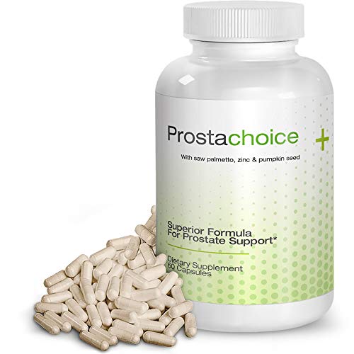 ProstaChoice+ Prostate Health Support Supplement with Saw Palmetto, Zinc & Pumpkin Seed, 60 Capsules Supplement Bronson 