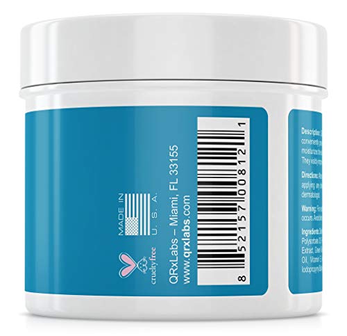 Glycolic Acid 10% Wrinkle Control Pads with 10% Ultra Pure Glycolic Acid, Allantoin, Vitamins B5, C & E, Calendula & Green Tea Extracts - Helps keep skin smooth and prevents wrinkles and lines Skin Care QRxLabs 