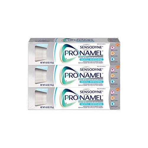 Sensodyne Pronamel Gentle Whitening, Enamel Strengthening Toothpaste, 4 ounce (Pack of 3) Toothpaste SENSODYNE PRONAMEL 