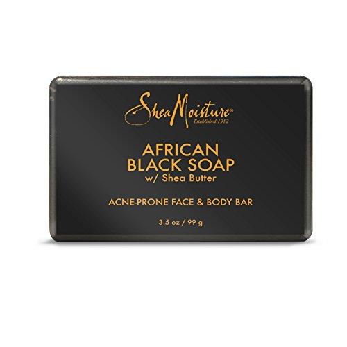 SheaMoisture African Black Soap | Acne Prone Face & Body Bar | 3.5 oz. Skin Care Shea Moisture 