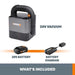 WORX WX030L 20V Power Share Cordless Cube Vac Compact Vacuum, Black Tools WORX 