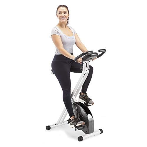 Marcy Foldable Exercise Bike with Adjustable Resistance for Cardio Workout and Strength Training NS-652 Sports Marcy 