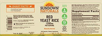 Sundown Naturals Red Yeast Rice 1200 mg Capsules (240 Count), Naturally Derived, Gluten Free, Dairy Free, Non-GMO, No Artificial Flavors Supplement Sundown Naturals 