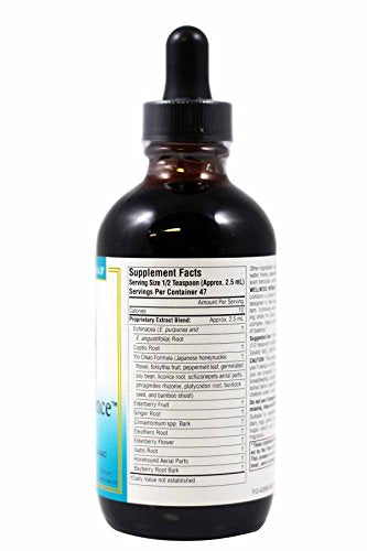 Source Naturals Wellness Herbal Resistance Liquid Subligual - Non-Alcohol, 100% Pure With Echinacea, Yin Chiao, Goldenseal & More - 4 oz Supplement Source Naturals 