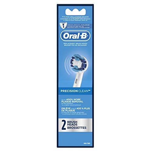 Oral-B Precision Clean Electric Toothbrush Replacement Brush Heads Refill, 2 Count Brush Head Oral B 