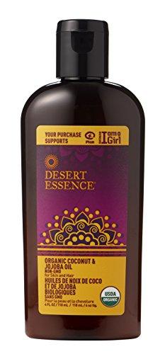 Desert Essence Org. Coconut and Jojoba Oil 4 fl oz Essential Oil Desert Essence 