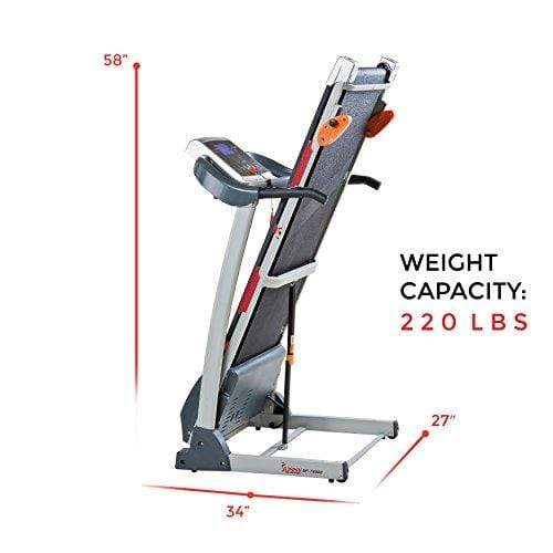 Sunny Health & Fitness Treadmill Folding Motorized Running Machine Sport & Recreation Sunny Health & Fitness 