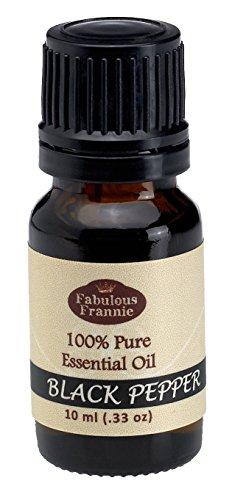 Black Pepper 100% Pure, Undiluted Essential Oil Therapeutic Grade - 10 ml. Great for Aromatherapy! Essential Oil Fabulous Frannie 