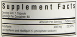 Riboflavin | 60 Vegetarian Capsules | Seeking Health | 400 mg Riboflavin | Vitamin B2 Supplement Seeking Health 