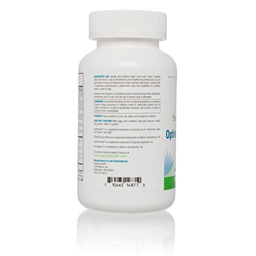 Seeking Health | Optimal Multivitamin | 60 Tablets | Mens Vitamins | Womens Vitamins | Daily Multivitamin Chewable Multivitamin | Multivitamin for Men | Multivitamin for Women Supplement Seeking Health 