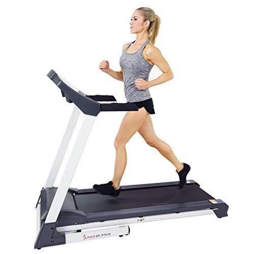 Sunny Health & Fitness SF-T7515 Smart Treadmill with Auto Incline, Sound System, Bluetooth and Phone Function Sport & Recreation Sunny Health & Fitness 