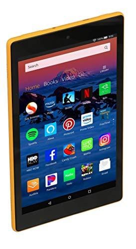 Fire HD 8 Tablet (8" HD Display, 16 GB) - Yellow (Previous Generation - 8th) Digital Text 2 Amazon 