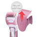 Panasonic Electric Shaver for Women, Cordless 4 Blade Razor, Bikini Trimmer Attachment, Pop-up Trimmer, Wet Dry Operation, Close Curves – ES2216PC Beauty Panasonic 