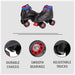 Chicago Boys Sidewalk Roller Skate - Black Youth Quad Skates - Size 5 Outdoors Chicago Skates 