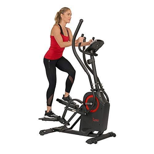 Sunny Health & Fitness Premium Cardio Climber Stepping Elliptical Machine - SF-E3919,Gray Sports Sunny Health & Fitness 