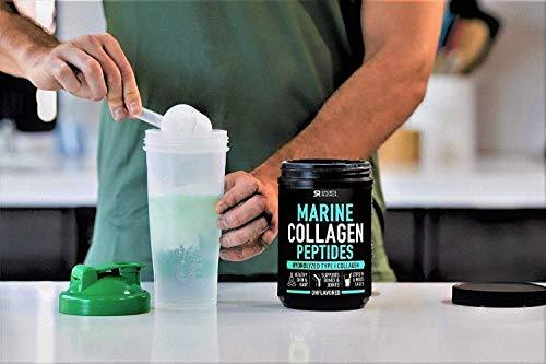Marine Collagen Peptides Powder from ONLY Wild-Caught Snapper | Certified Paleo Friendly, Non-GMO Project Verified and Gluten Free - Easy to Mix in Water or Juice! (12oz Bottle) Supplement Sports Research 