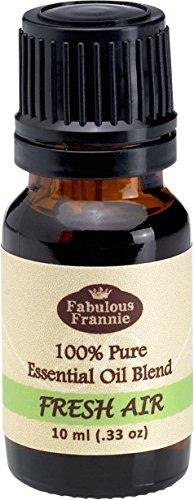 Fresh Air Essential Oil Blend Pure, Undiluted Essential Oil Blend Therapeutic Grade - 10 ml A perfect blend of Tangerine, Bergamot, Ylang Ylang and Spearmint Essential Oils by Fabulous Frannie Essential Oil Fabulous Frannie 