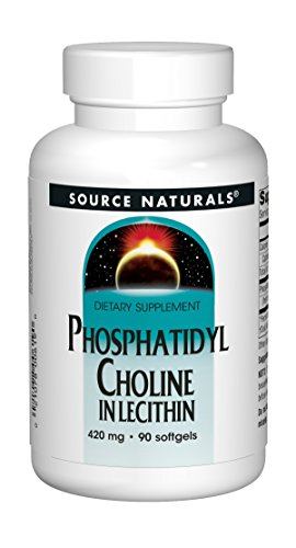 Source Naturals Phosphatidly Choline 420mg Phospholipid Complex In Lecithin - 90 Softgels Supplement Source Naturals 
