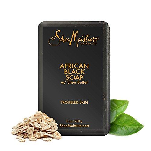 Shea Moisture African Black Soap With Shea Butter 8 oz Skin Care Shea 