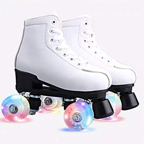 Xino Sports Rainbow Kids Roller Skates for Girls & Boys - Adjustable  Rollerskates with LED Illuminating Light Up Wheels - Youth Skates Can Be  Used
