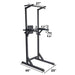 Lucky Tree Power Tower Pull Up Dip Station Exercise Equipment Sports Lucky Tree 